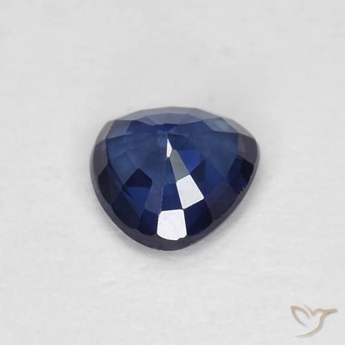 Safira Crepúsculo Azul Natural 0.45ct, Trilhão, VVS-VS
