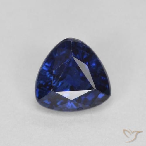 0.46ct Natural Crepúsculo Azul Safira, Trilhão, VS