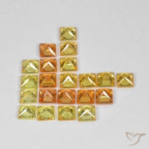 Pedras preciosas de Safira Multicolorido natural de 2.71 ct, Quadrado, VS