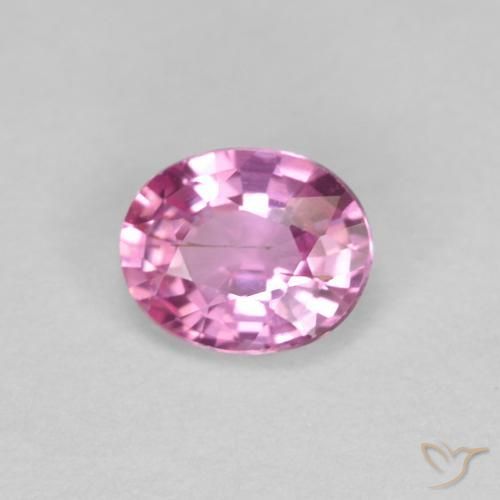 Safira Rosa Intenso Natural 0.46ct, oval, VS