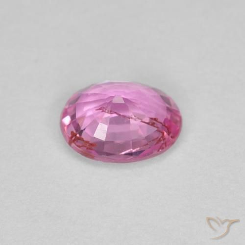 Safira Rosa Intenso Natural 0.46ct, oval, VS