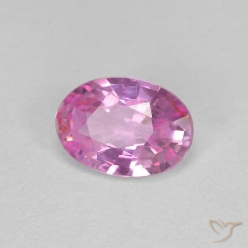 Safira Rosa Intenso Natural 0.48ct, oval, VS