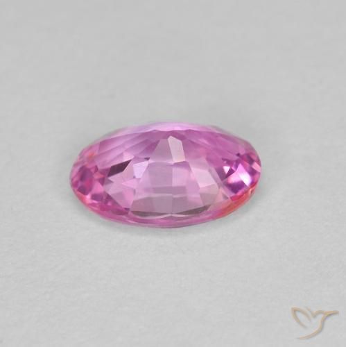 Safira Rosa Intenso Natural 0.48ct, oval, VS