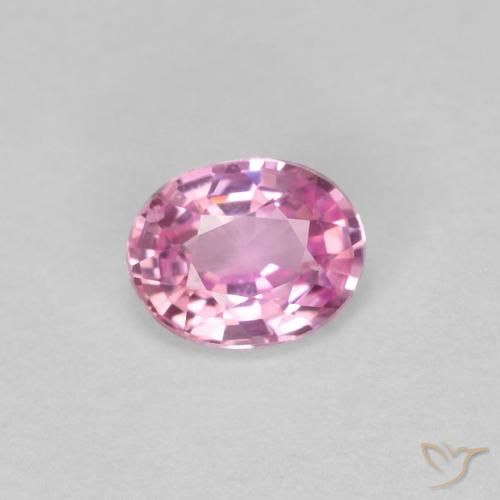 0.38ct Natural Roxo Real Rosa Safira, oval, VS