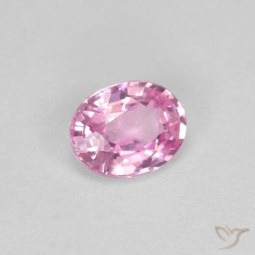 Safira Roxo Real Rosa Natural 0.38ct, oval, VS
