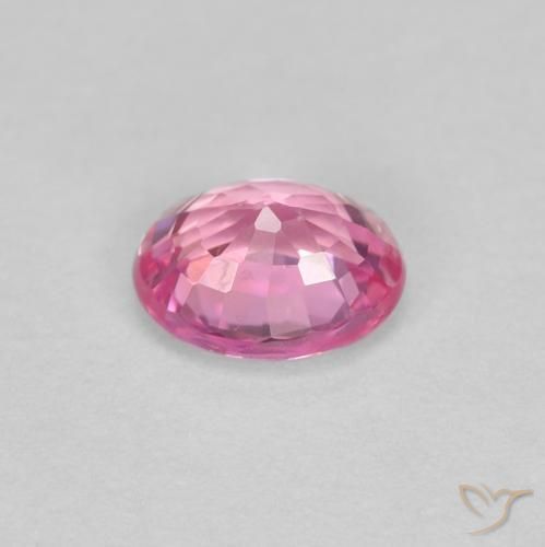 Safira Roxo Real Rosa Natural 0.49ct, oval, VS
