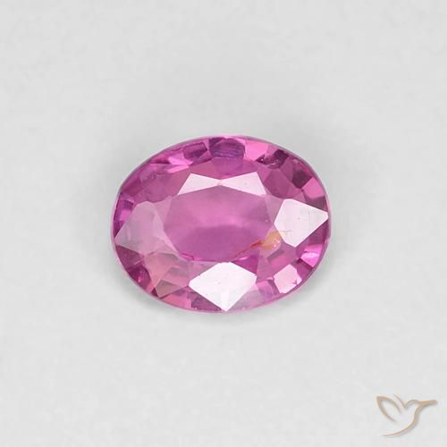 Safira Rosa Intenso Natural 0.34ct, oval, VS