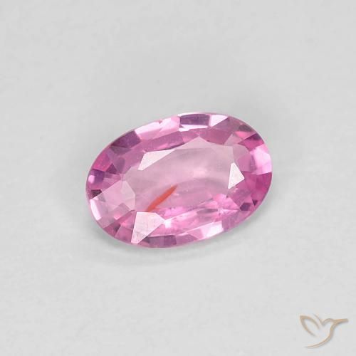 Safira Rosa Intenso Natural 0.44ct, oval, VS