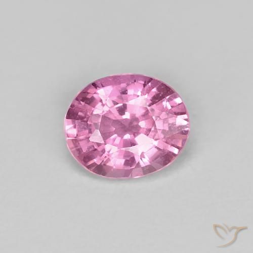0.49ct Natural Roxo Royal Muito Claro Rosa Safira, oval, VS