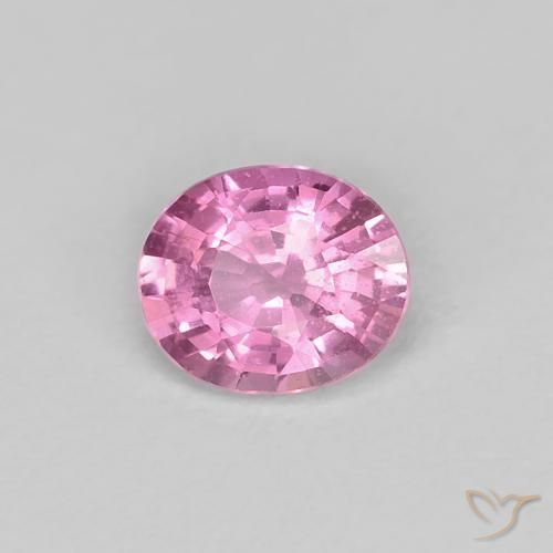 Safira Roxo Royal Muito Claro Rosa Natural 0.49ct, oval, VS
