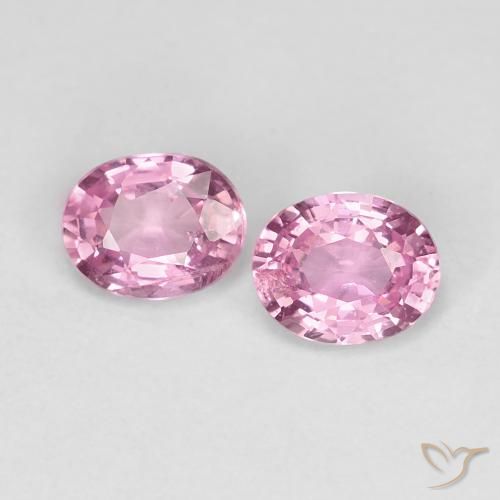 0.88ctw Natural Rosa bem claro Safira, oval, VS-SI
