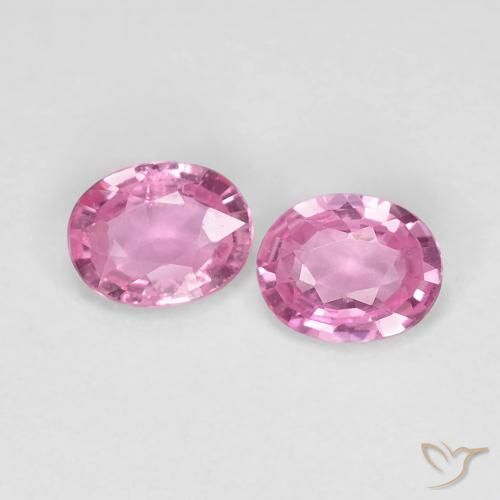 0.71ctw Natural Rosa bem claro Safira, oval, VS-SI
