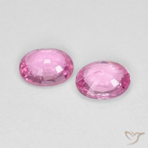 Pedras preciosas de Safira Rosa bem claro natural de 0.71 ct, oval, VS-SI