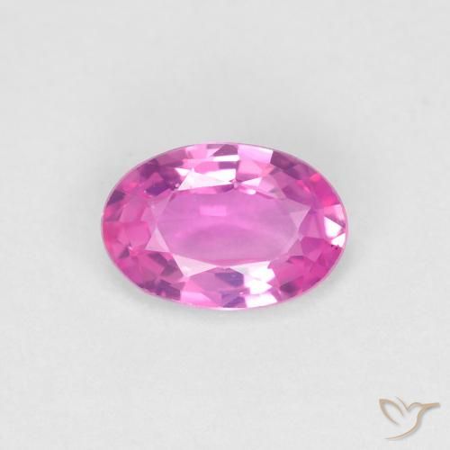 0.48ct Natural Rosa Intenso Safira, oval, VVS