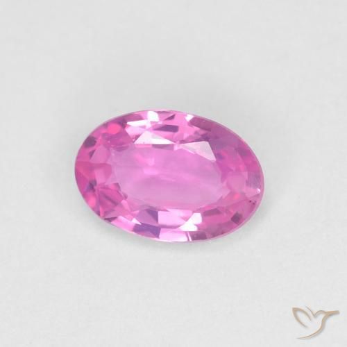 Safira Rosa Intenso Natural 0.48ct, oval, VVS