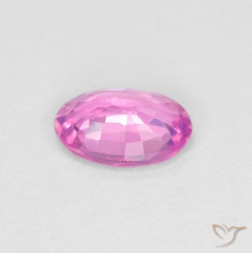 Safira Rosa Intenso Natural 0.48ct, oval, VVS