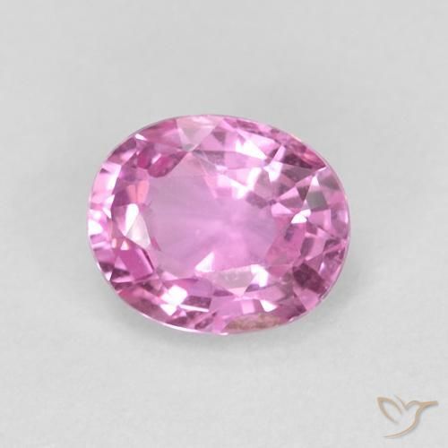 0.48ct Natural Roxo Real Rosa Safira, oval, VVS