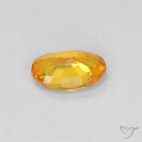 Safira Dourado Natural 0.51ct, oval, VVS-VS