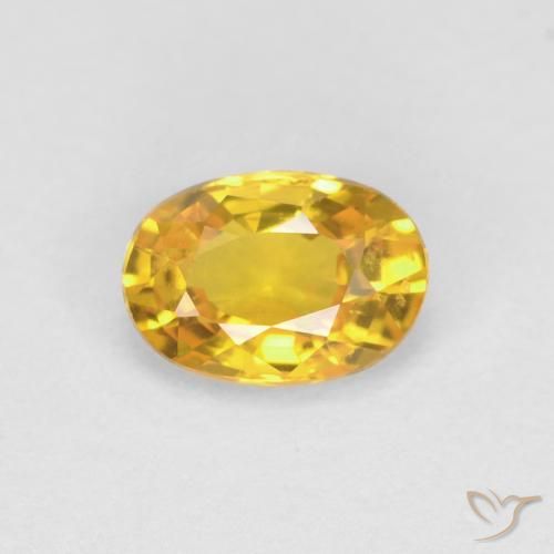 0.61ct Natural Dourado Safira, oval, VVS
