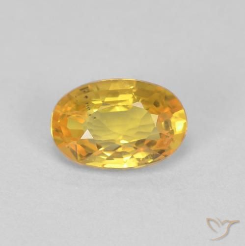 0.62ct Natural Dourado Safira, oval, VS