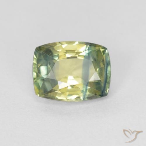 0.87ct Natural Multicolorido Safira, Almofada, VVS