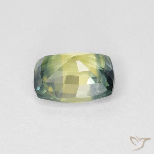 Safira Multicolorido Natural 0.87ct, Almofada, VVS