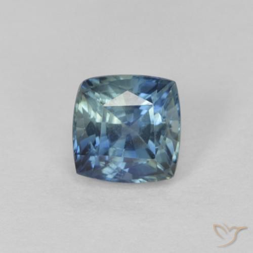 0.83ct Natural Cerceta Safira, Almofada, VVS