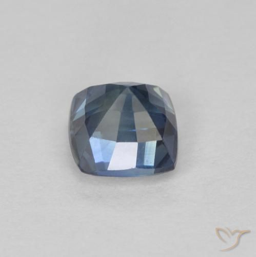 Safira Cerceta Natural 0.83ct, Almofada, VVS