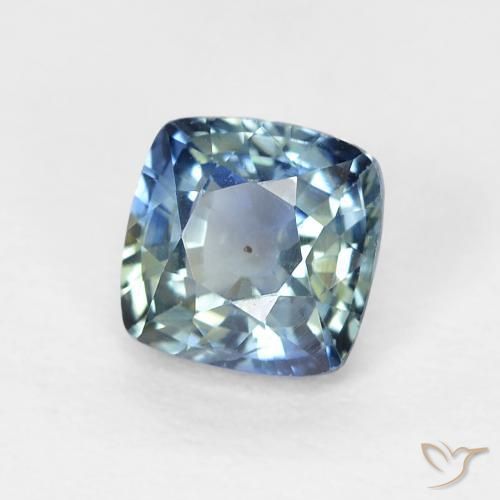 Safira Azul-marinho Natural 0.70ct, Almofada, VS