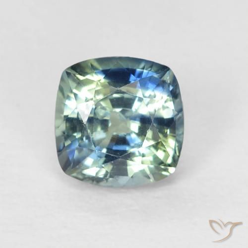 0.67ct Natural Cerceta Safira, Almofada, VS