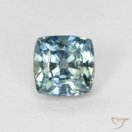 0.69ct Natural Cerceta Safira, Almofada, VS