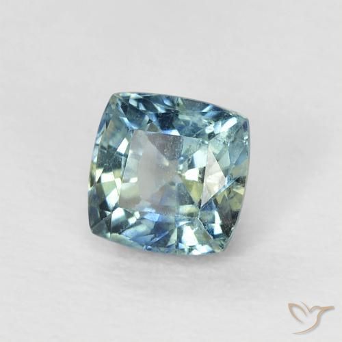 Safira Cerceta Natural 0.69ct, Almofada, VS