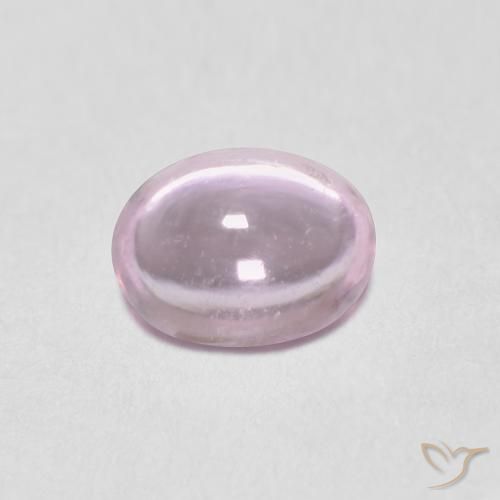 0.51ct Natural Tom Rosa Muito Claro Safira, oval, Transparente