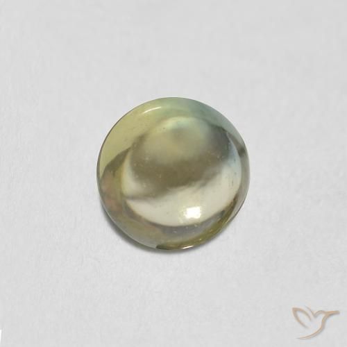 Safira Multicolorido Natural 0.35ct, Redondo, Transparente
