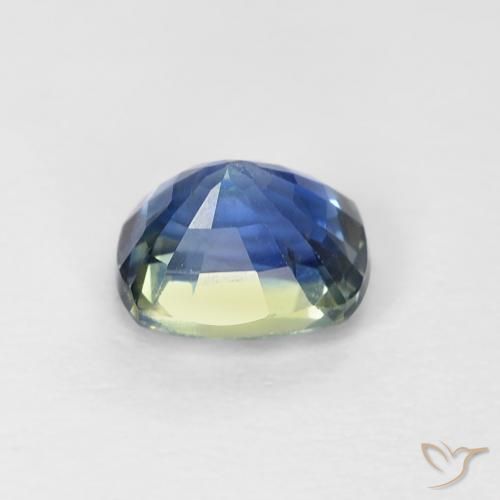 Safira Azul Natural 0.81ct, Almofada, VVS-VS