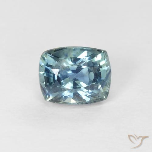0.66ct Natural Cerceta Safira, Almofada, VVS-VS