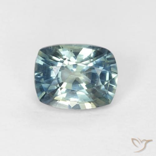 0.74ct Natural Cerceta Safira, Almofada, VVS-VS