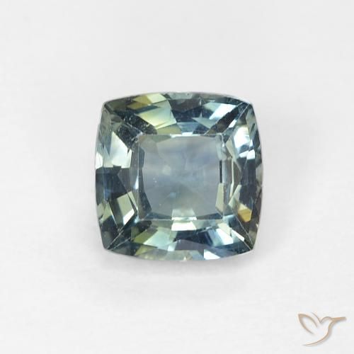 0.80ct Natural Multicolorido Safira, Almofada, VS