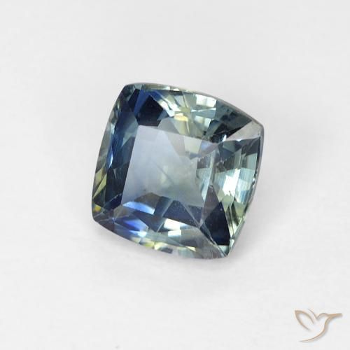 Safira Cerceta Natural 0.89ct, Almofada, VS