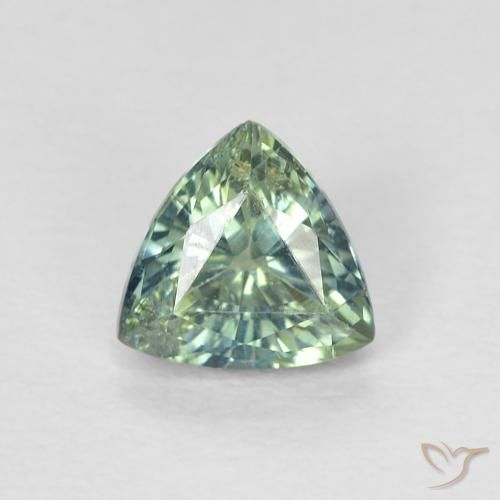 0.68ct Natural Cerceta Safira, Trilhão, VS