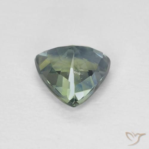 Safira Cerceta Natural 0.68ct, Trilhão, VS