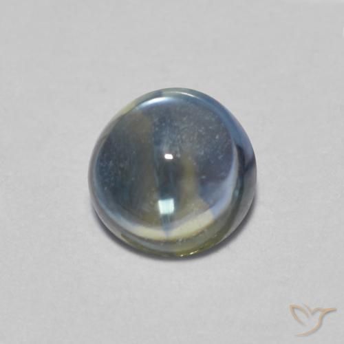 0.42ct Natural Pastel Azul Safira, Redondo, Transparente