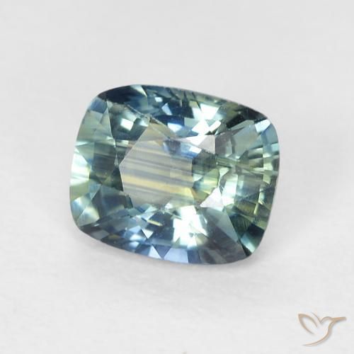 Safira Multicolorido Natural 0.78ct, Almofada, VVS-VS
