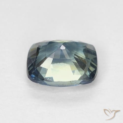 Safira Multicolorido Natural 0.78ct, Almofada, VVS-VS
