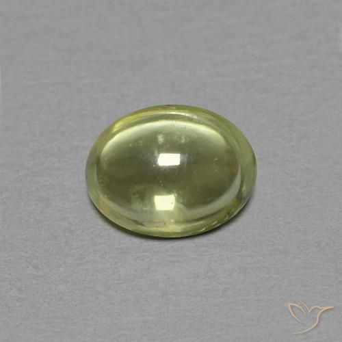 0.46ct Natural amarelo médio Safira, oval, Transparente