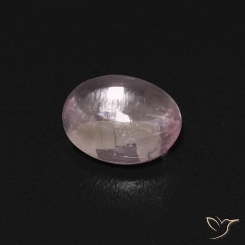 Safira Roxo muito claro Natural 0.48ct, oval, Transparente