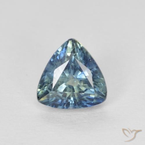 0.75ct Natural Cerceta Safira, Trilhão, VS