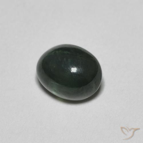 Safira Verde Natural 0.67ct, oval, Translúcido