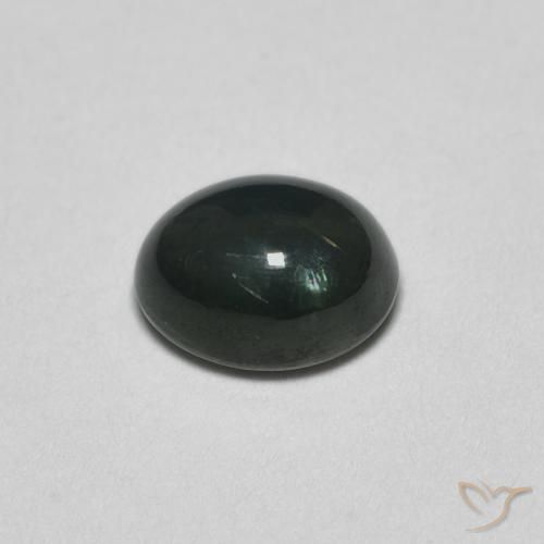Safira Verde Natural 0.67ct, oval, Translúcido