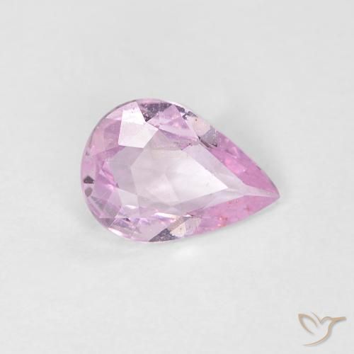 Safira roxo médio Natural 0.52ct, Formato de pêra, VVS-VS
